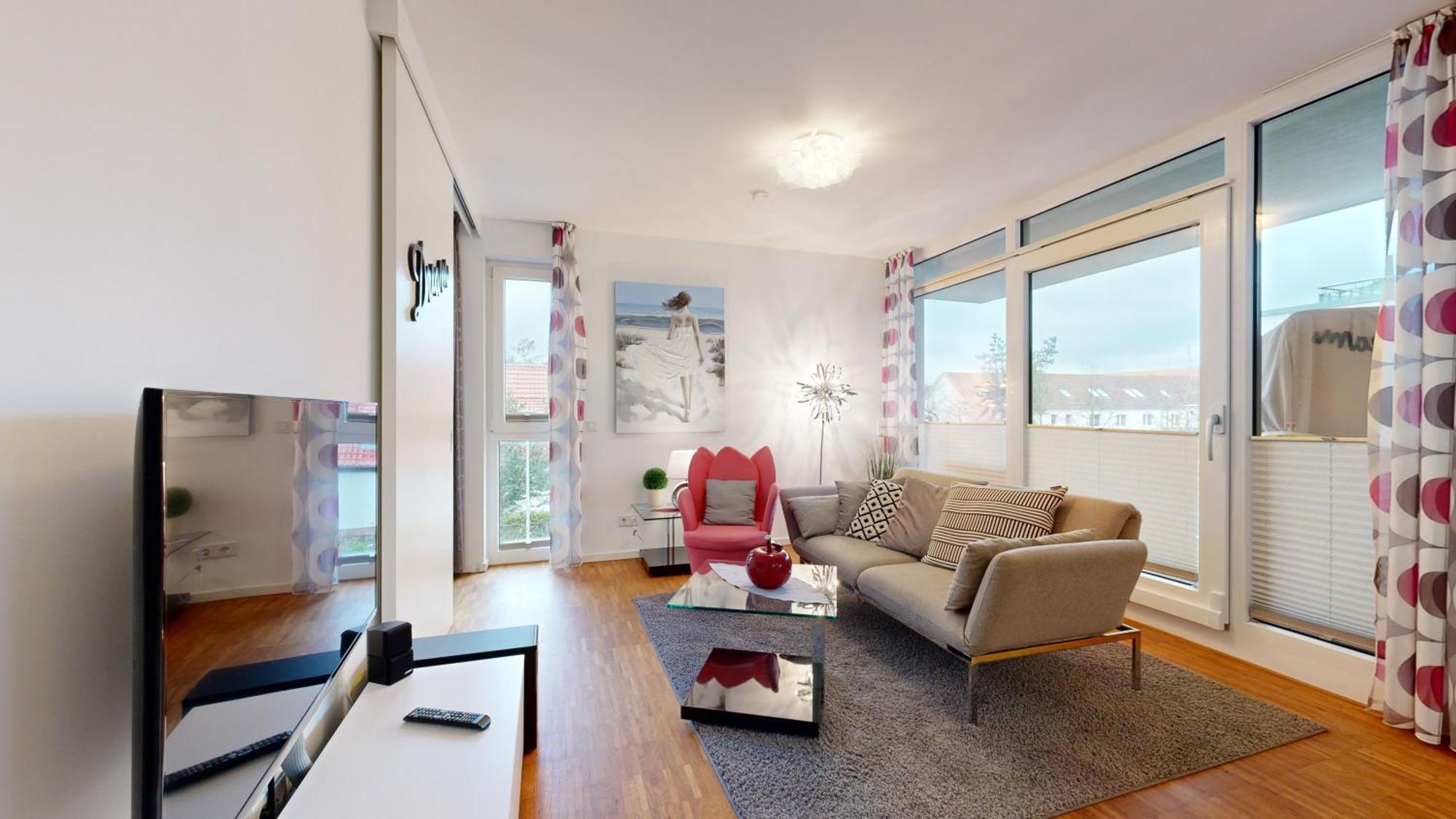 Duenenresort In Binz, Strandnahe Und Moderne Fewos Mit Balkon, Teilweise Mit Meerblick, Extérieur photo